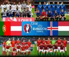 Euro 2016 yılında F grubu seçme--dan Portekiz, İzlanda, Avusturya ve Macaristan tarafından oluşturulmuş